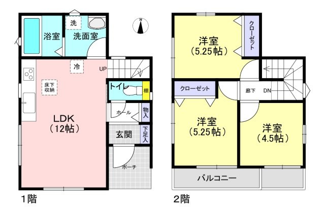 厚木市山際の間取り