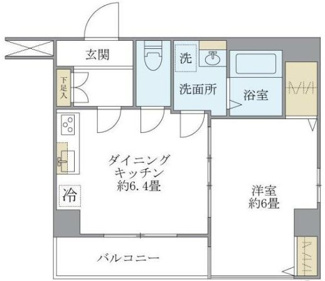 【間取り】 | スカイコート武蔵小杉 | 間取りです。