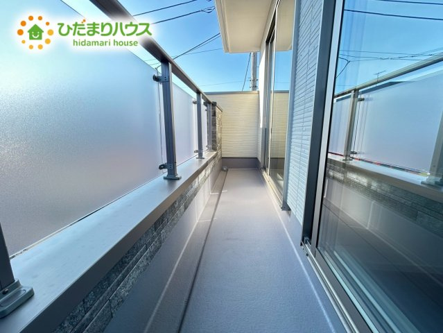 上尾市本町2期　新築戸建　01のバルコニー
