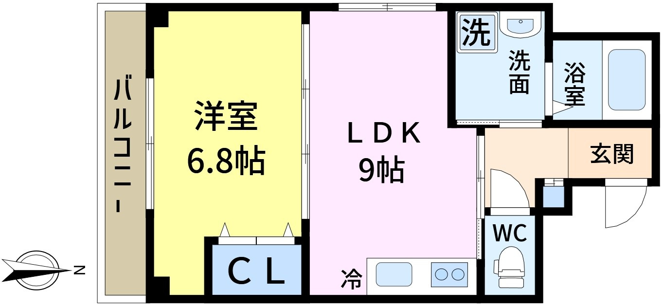 リリウムの間取り