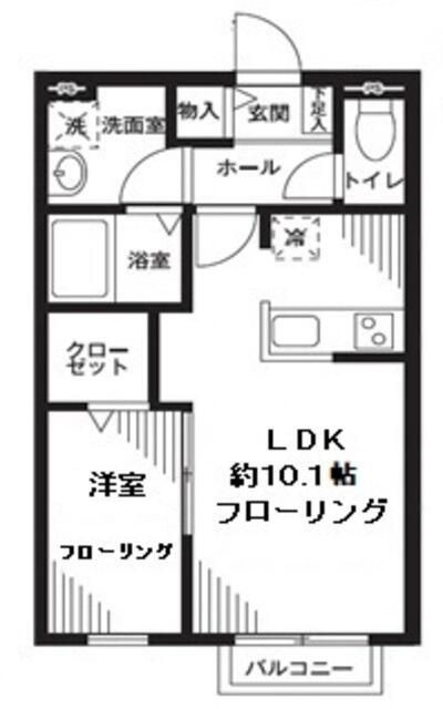ＤＣヘリオスの間取り|間取りです。
