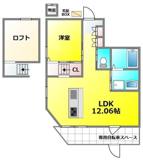 【間取り】 | 桜ハウス | 間取りです。