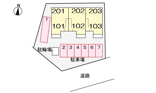 アンジュラの区画図