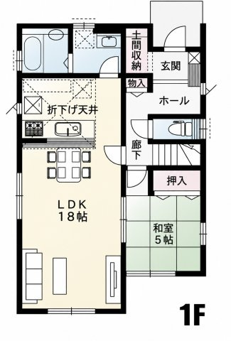 鴻巣市明用（3区画）3号棟の間取り