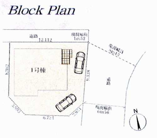 海老名市河原口1期　新築戸建全1棟　1号棟の区画図