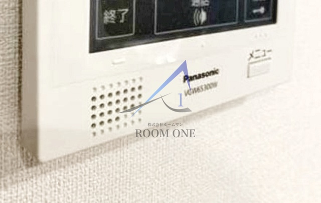 ワイズフォレストのセキュリティ|モニター付きインターホンです。
