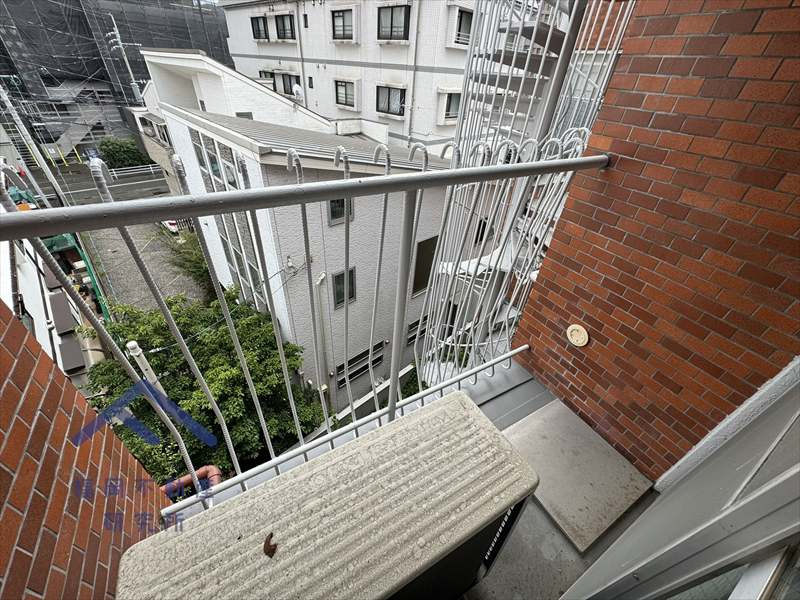ハイライフ平尾のバルコニー