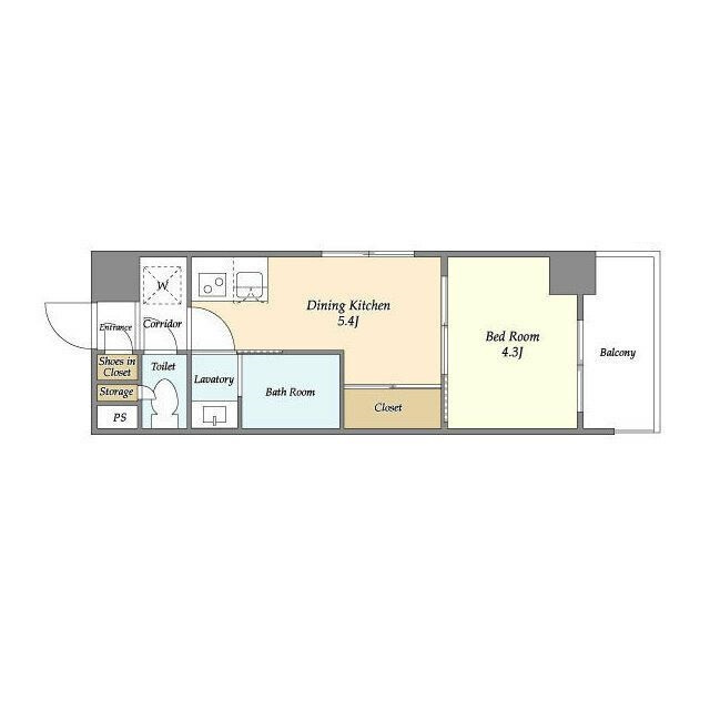 Gatehouse Otoriiの間取り|間取り