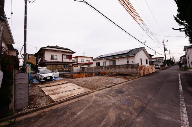 新築　前橋市大利根町１丁目　Heartful　Town　A号棟の駐車場|現地写真　駐車スペースは並列3台分可能です！
