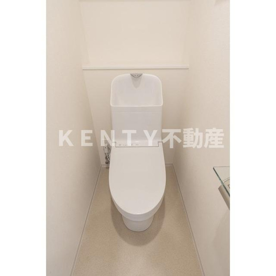 【トイレ】 | ＯＲＳＵＳ戸越銀座 | 落ち着いた色調のトイレです