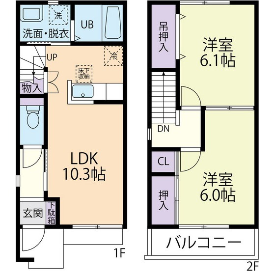 ルーチェ Bの間取り|間取り
