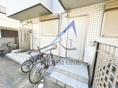 カーサ千住東のその他共用部分|自転車置き場です。