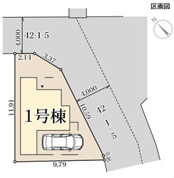 リーブルガーデン和泉市富秋町3期の区画図