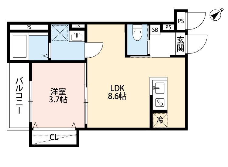 robot home 谷塚の間取り