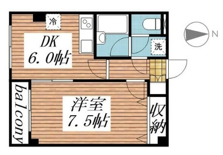 カレジ馬込の間取り|間取り