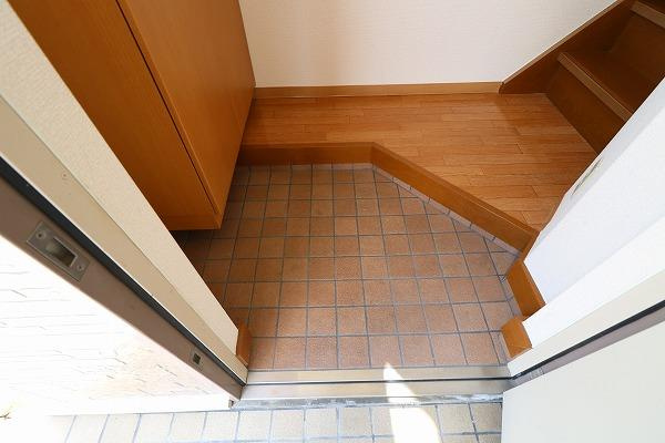 ソレイユ西向日Bの玄関