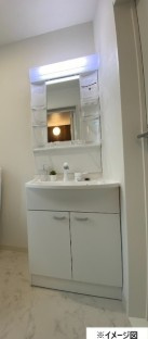 KLEIS草加の洗面所|※同施工会社参考写真となります。