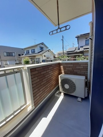 サンメゾン津高のバルコニー