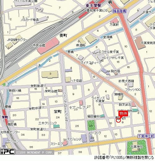 亜土ビルの地図