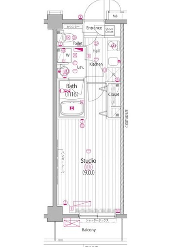 【間取り】 | ガーラ・ヒルズ新宿