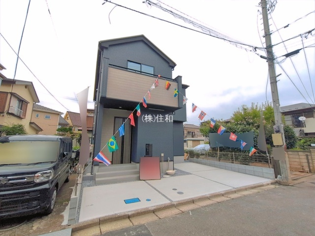 【新築分譲住宅】三芳町藤久保55期の前面道路含む現地写真