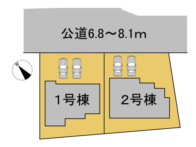 タマタウン　関市小瀬長池町（瀬尻小）　全2区画分譲の区画図|■区画図
■YAMADA電機の　ヤマダ不動産　株式会社リライフ　
いつでもお問合わせ下さい。