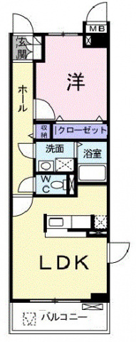 【間取り】 | ロイヤル・レジデンス弐番館