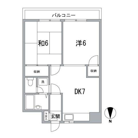 クレストパレス荒川の間取り