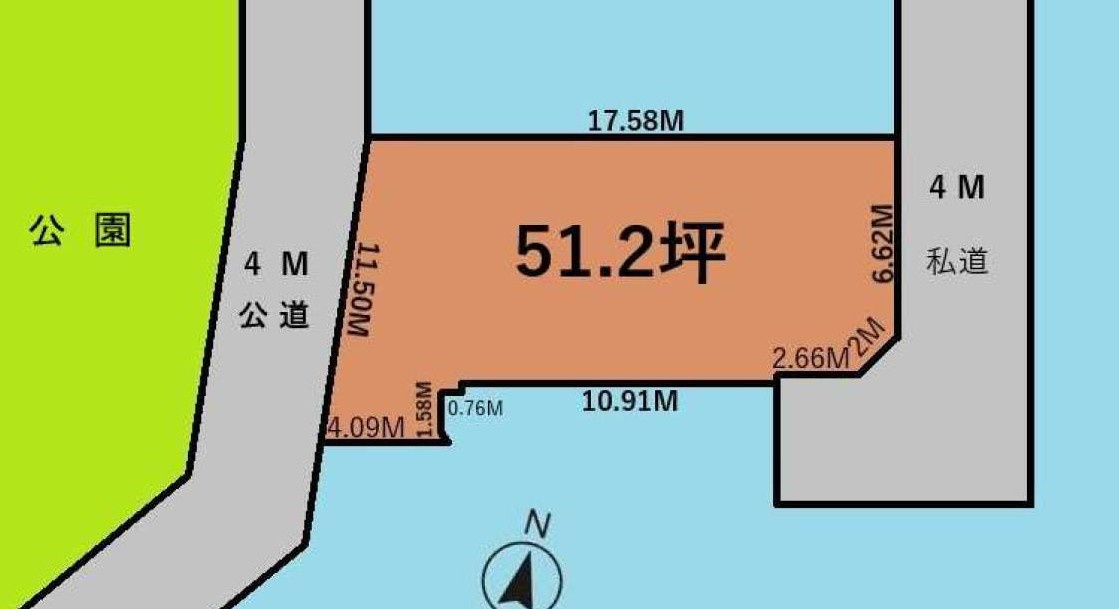伊奈町　本町2丁目　土地