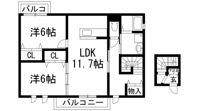 【間取り】 | VIENTO1
