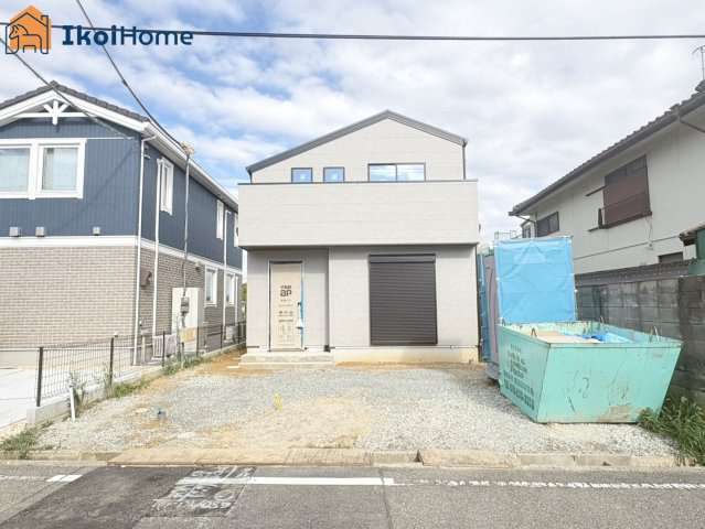 明石市大久保町高丘2丁目　新築戸建の外観|お車並列3台駐車可能！小・中学校近く子育て環境良好♪全居室南向きで陽当たりも良好♪高台につき眺望も◎