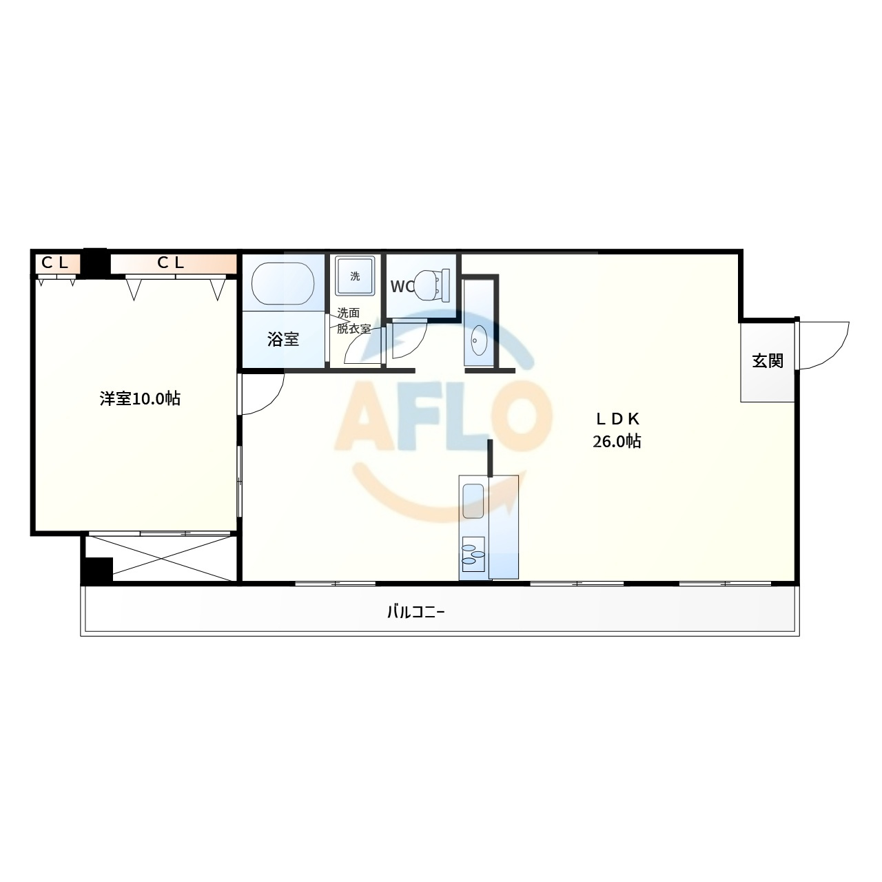 松屋町ラフォーレ高吉の間取り|松屋町ラフォーレ高吉　間取り