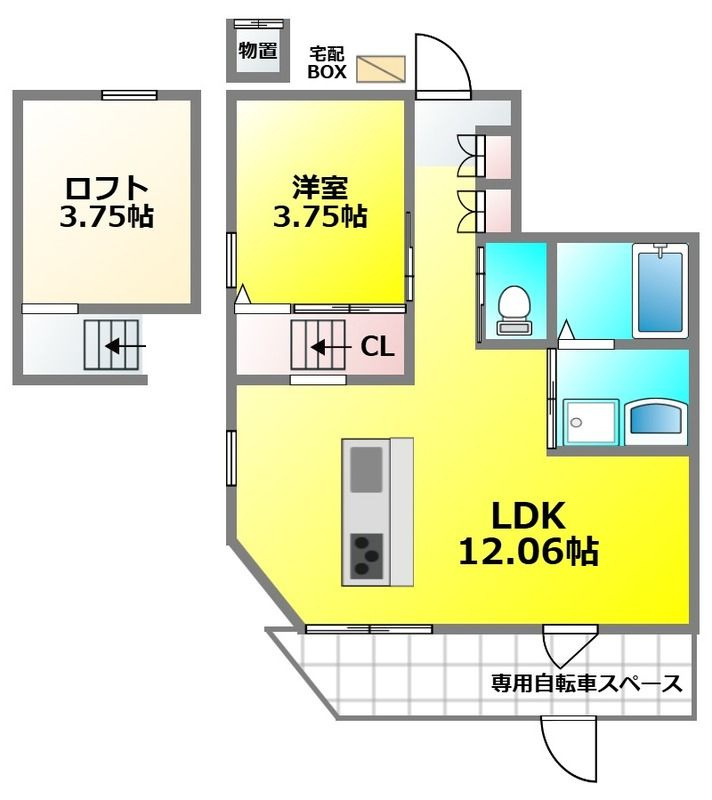 桜ハウスの間取り