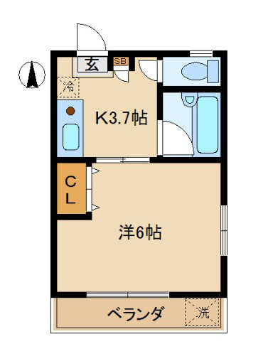 ブルーミングハイツの間取り