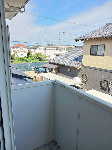 アヴァンガーデンⅤのバルコニー