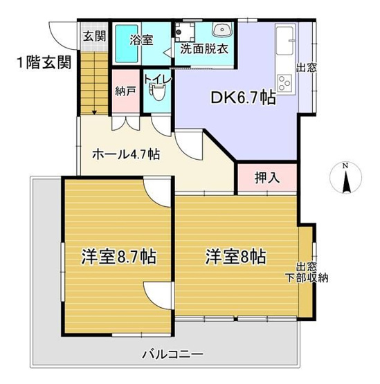 【間取り】 | 世田谷区千歳台2丁目