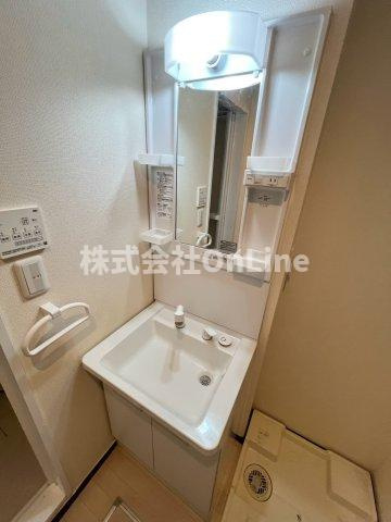 プリモス八戸ノ里の独立洗面台