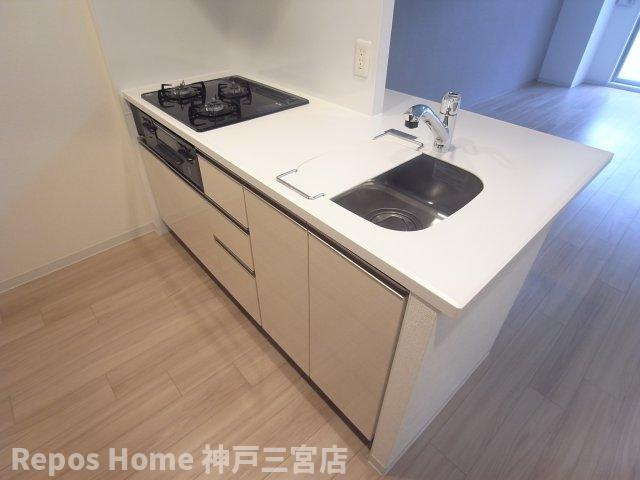 クロスレジデンス神戸元町のキッチン