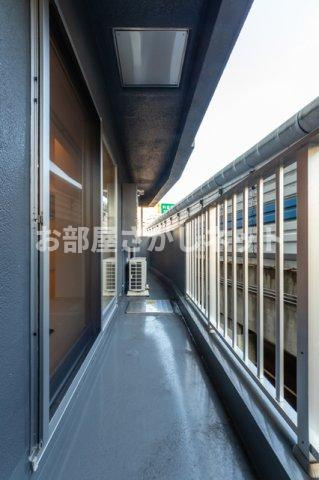 リハイツ長者丸【おとり物件なし】のバルコニー|※写真は同タイプ住戸です。