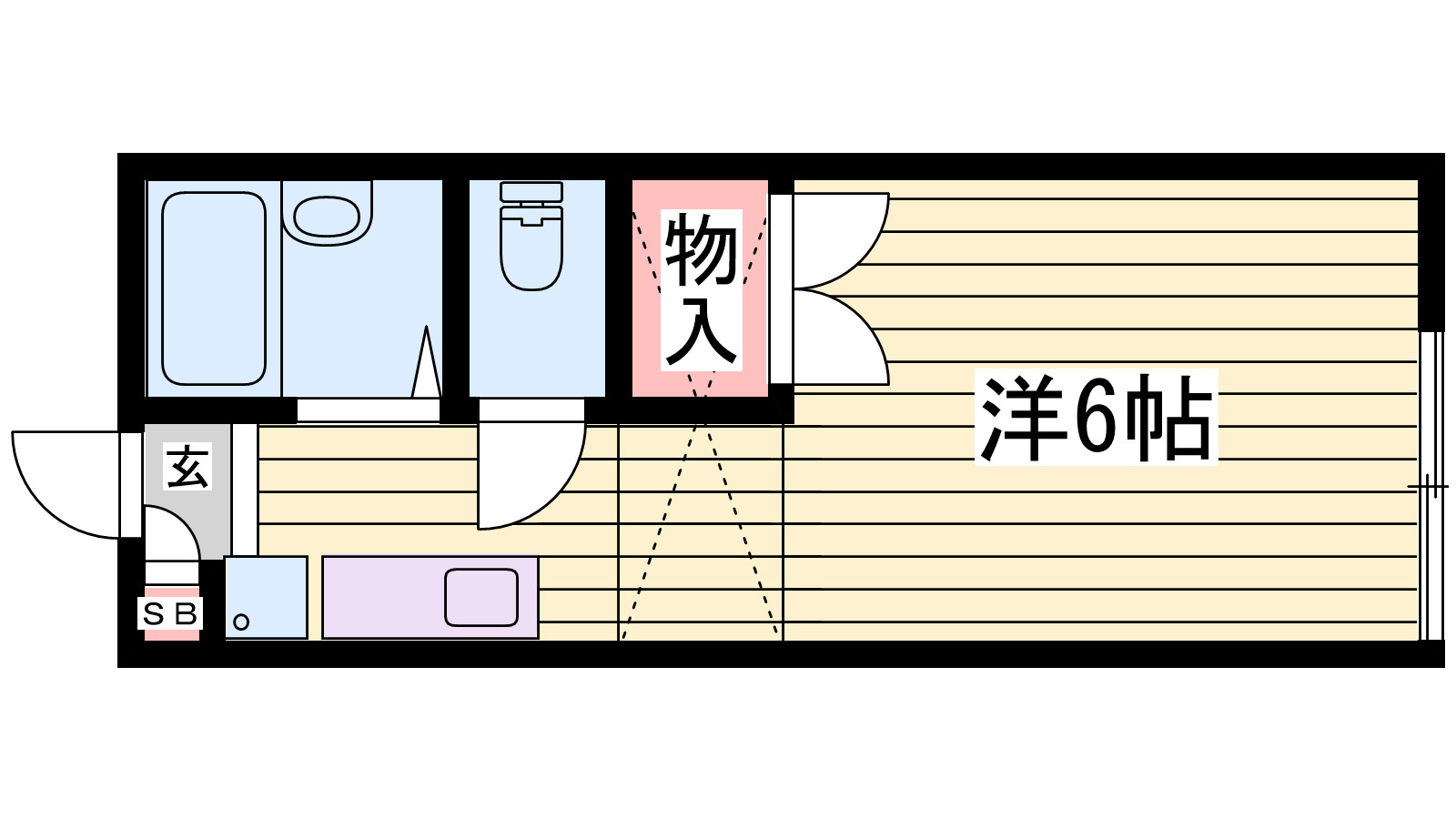 ルーラルⅡの間取り