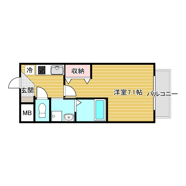 AILE南茨木の間取り