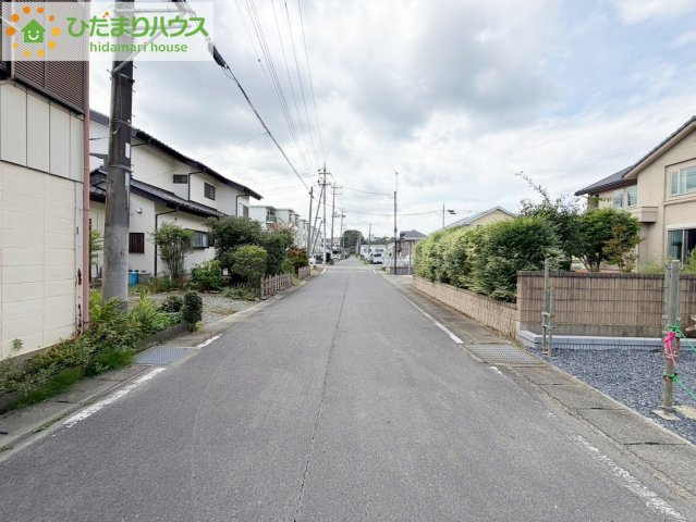 常陸太田市中城町第4　新築戸建　1号棟の前面道路含む現地写真|今から見たいも大歓迎！お気軽にお問い合わせください☆彡