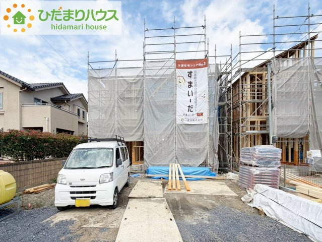 常陸太田市中城町第4　新築戸建　1号棟の外観|たっぷりの陽光と心地よい風が舞い込む住まい♪