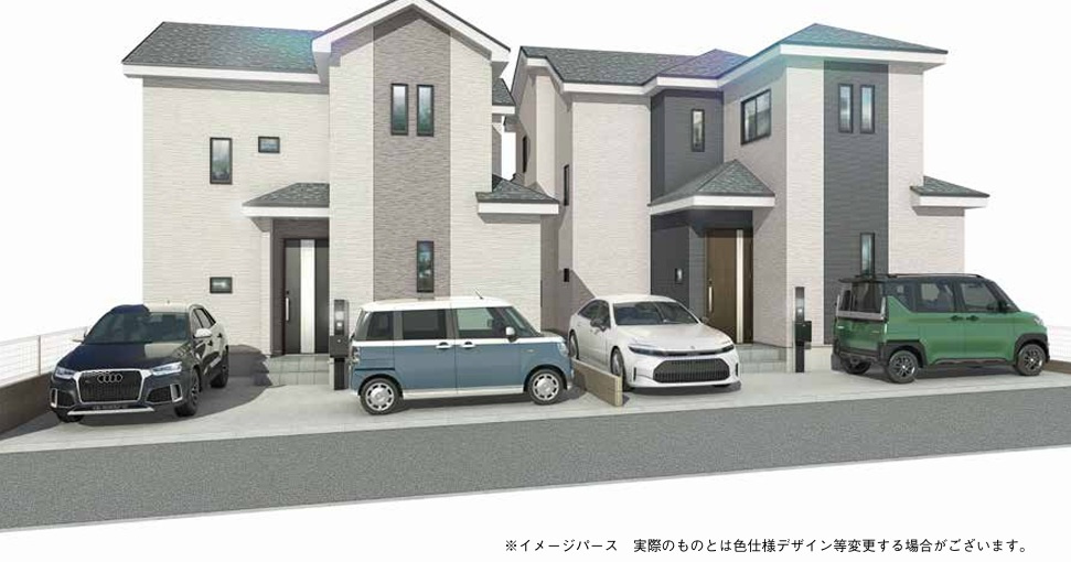 八王子市富士見町2期の外観パース