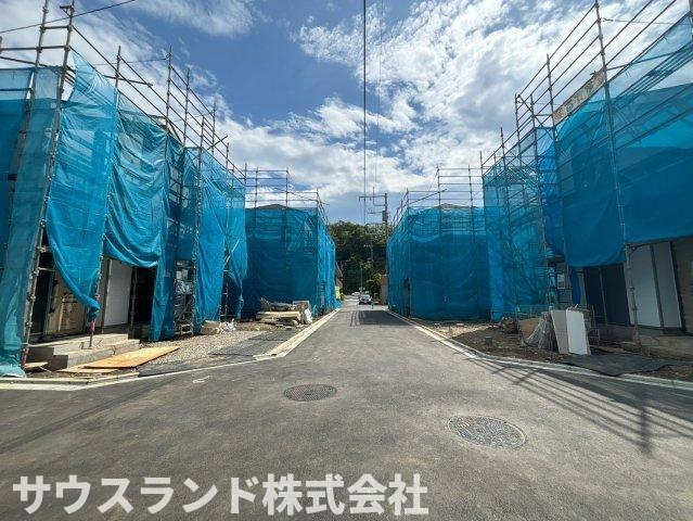 八王子市弐分方町10期　H号棟の前面道路含む現地写真|全体写真