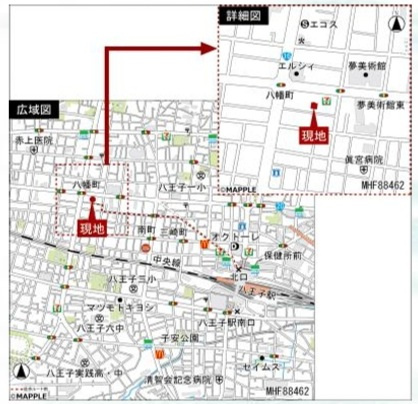ライオンズステージ八王子シティの地図