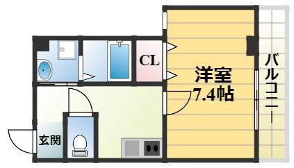 ヴィラナリー放出の間取り