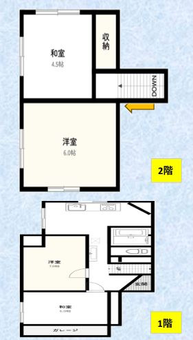 【中古】比企郡鳩山町楓ヶ丘中古住宅の間取り