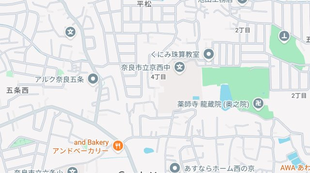 ●19(土)～23(日)現地説明会！　奈良市平松　第01期　新築一戸建ての地図