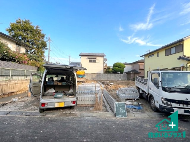 ●26(土)27(日)現地説明会！　奈良市平松　第01期　新築一戸建ての外観|現在の進捗状況です！順調に作業進行中、完成が待ち遠しいです！詳細の間取り等、お気軽にお問い合わせください！